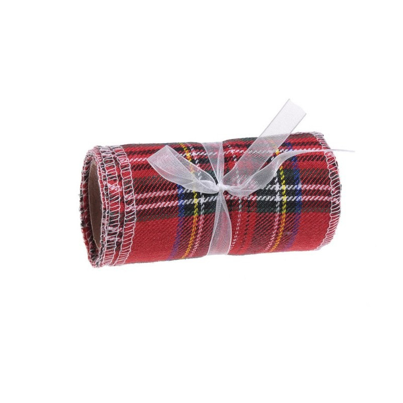 Tasma dekoracyjna w kratkę 145 cm x 10 cm