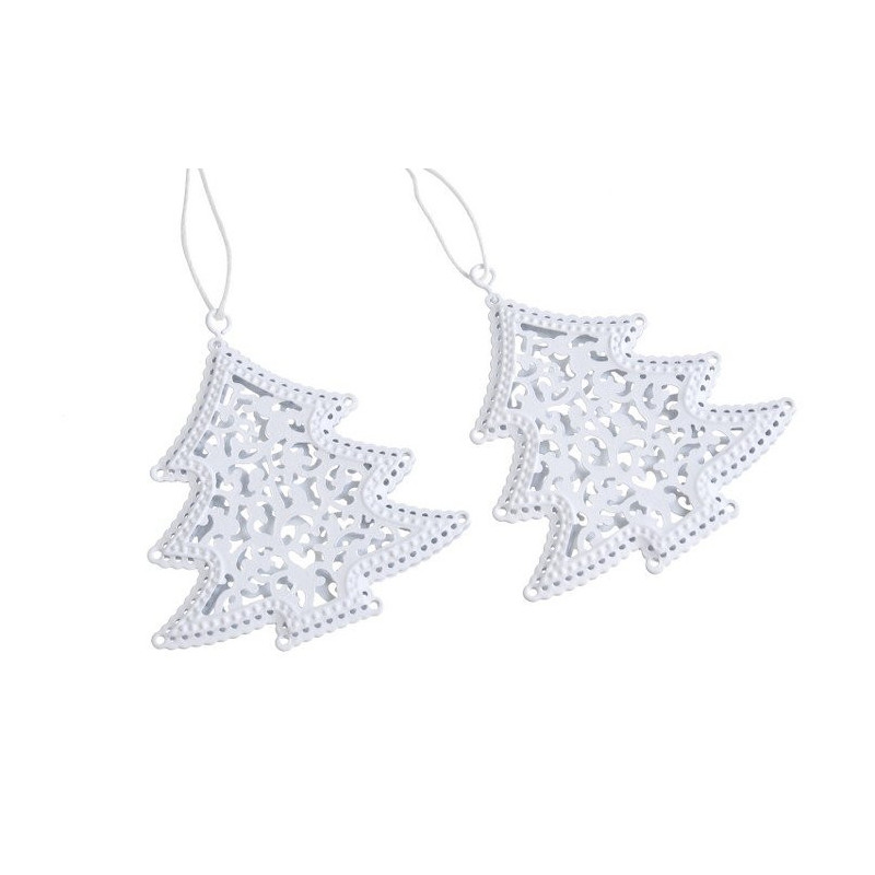 Zawieszka metalowa z ażurowym środkiem 2szt/kpl 6,5 cm