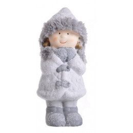 Zimowe dziecko 16,5 cm  MIX - ceramika