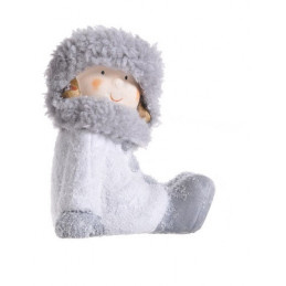 Siedzące dziecko 9,5 cm - ceramika