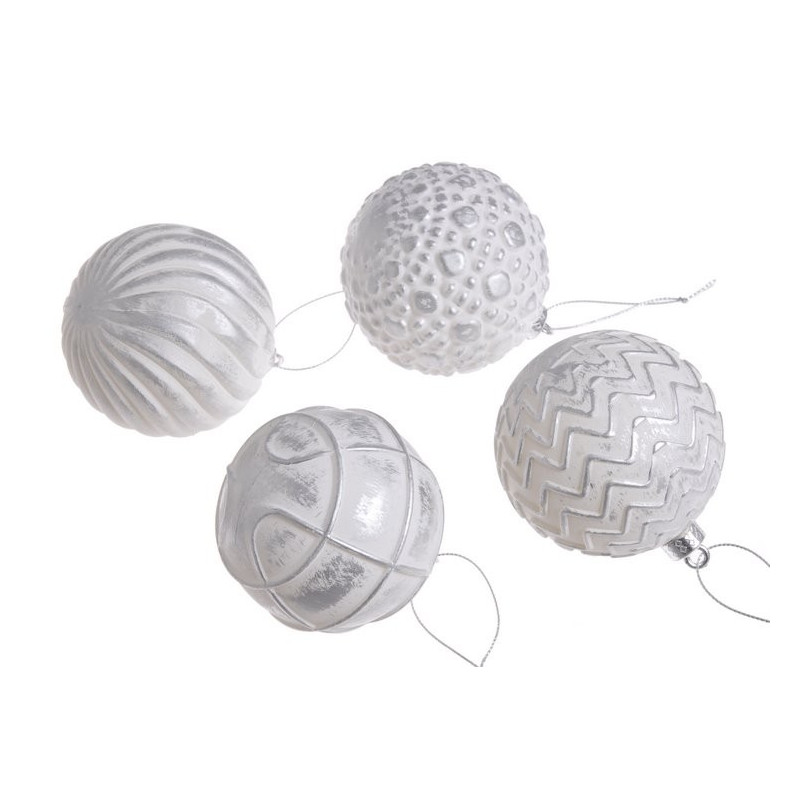 Bombki 8 cm 16szt-kpl