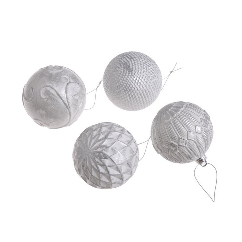 Bombki 8 cm 16szt-kpl