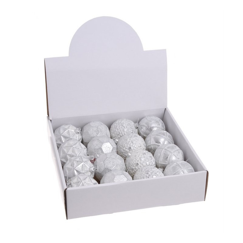 Bombki 8 cm 16 szt-kpl