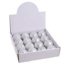 Bombki 8 cm 16 szt-kpl