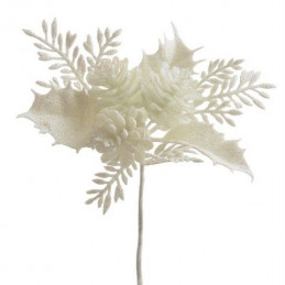 Pik ostrokrzew i 3 szyszki, 12szt  16cm - opakowanie 12 pęczków x 12 sztuk