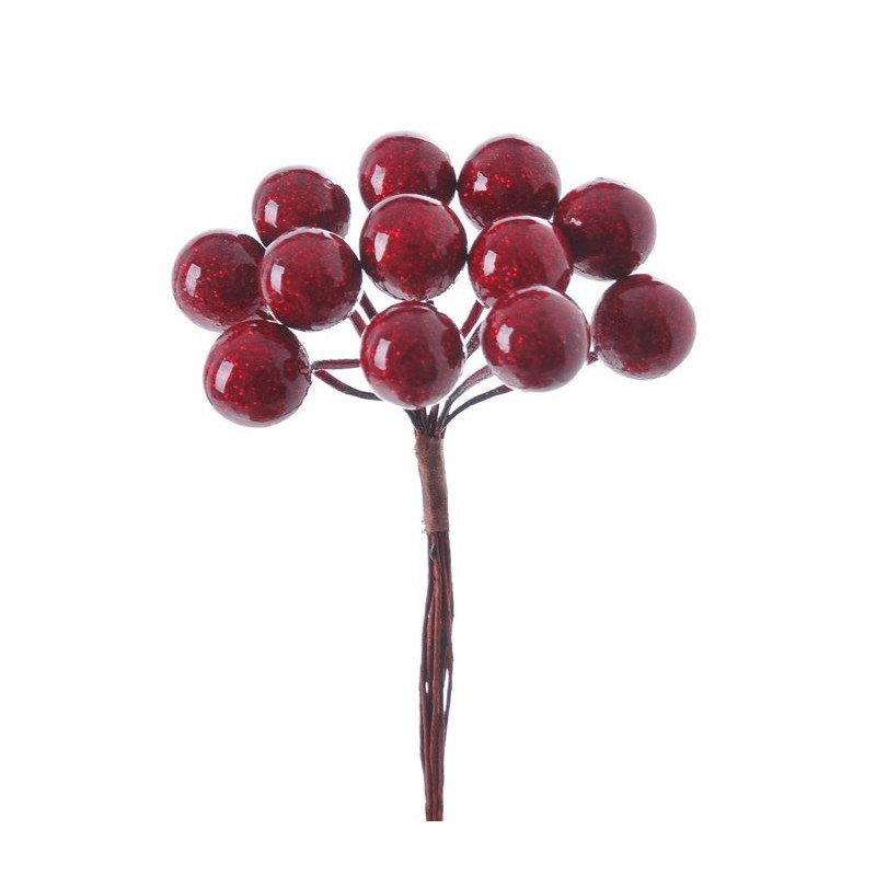 Kuleczki lakierowane 12szt pęczek 10 cm - paczka 12 pęczków