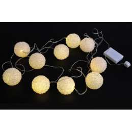 Światełka kulki LEED x10, 7 cm
