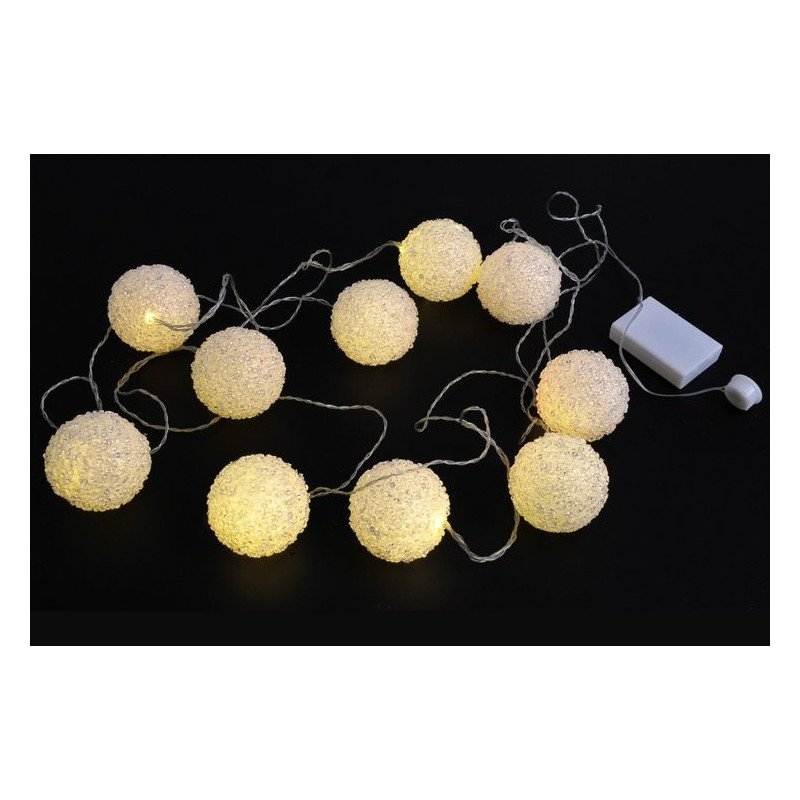 Światełka kulki LEED x10, 7 cm