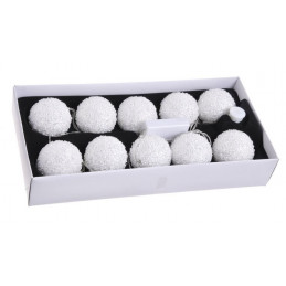 Światełka kulki LEED x10, 7 cm