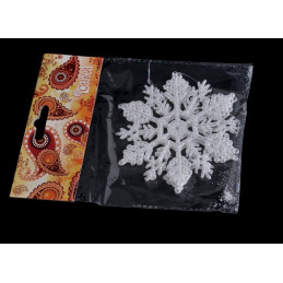 Akrylowe śnieżynki 10,5 cm 2 szt