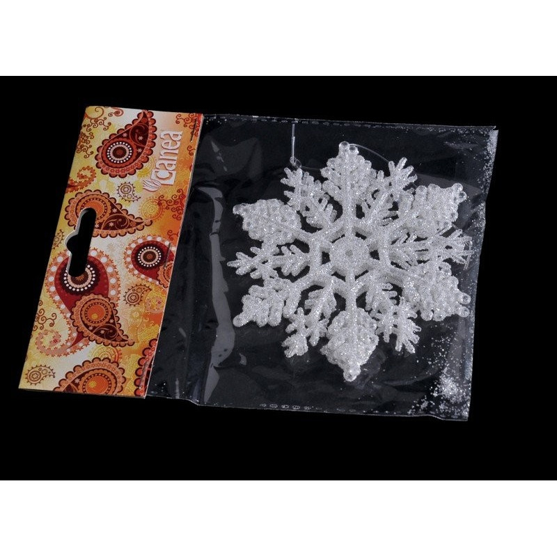 Akrylowe śnieżynki 10,5 cm 2 szt