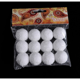 Kule w pudrze 2,8 cm 12 szt/paczka