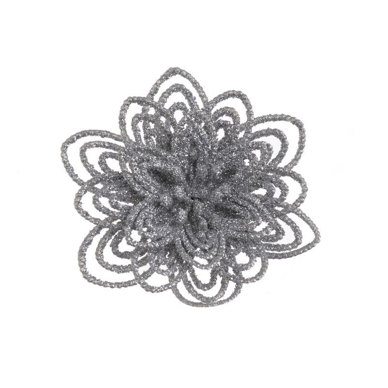 Kwiaty 10 cm, 2szt-kpl - ozdoba choinkowa