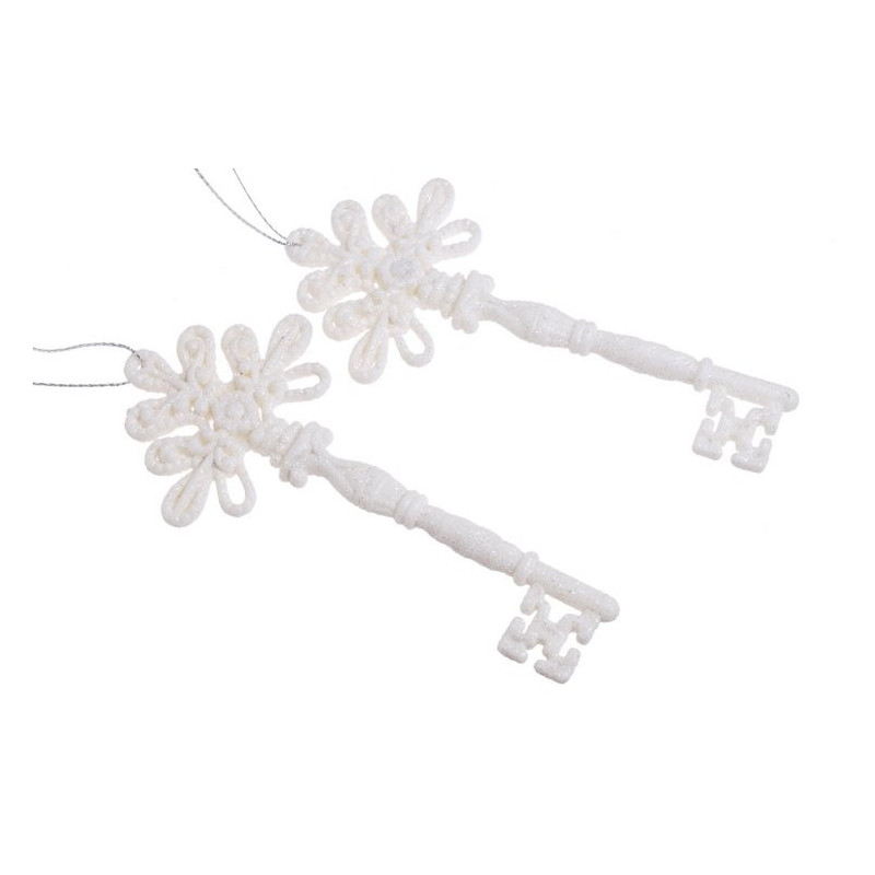 Klucze zawieszki, 2szt-kpl 16cm- ozdoba choinkowa