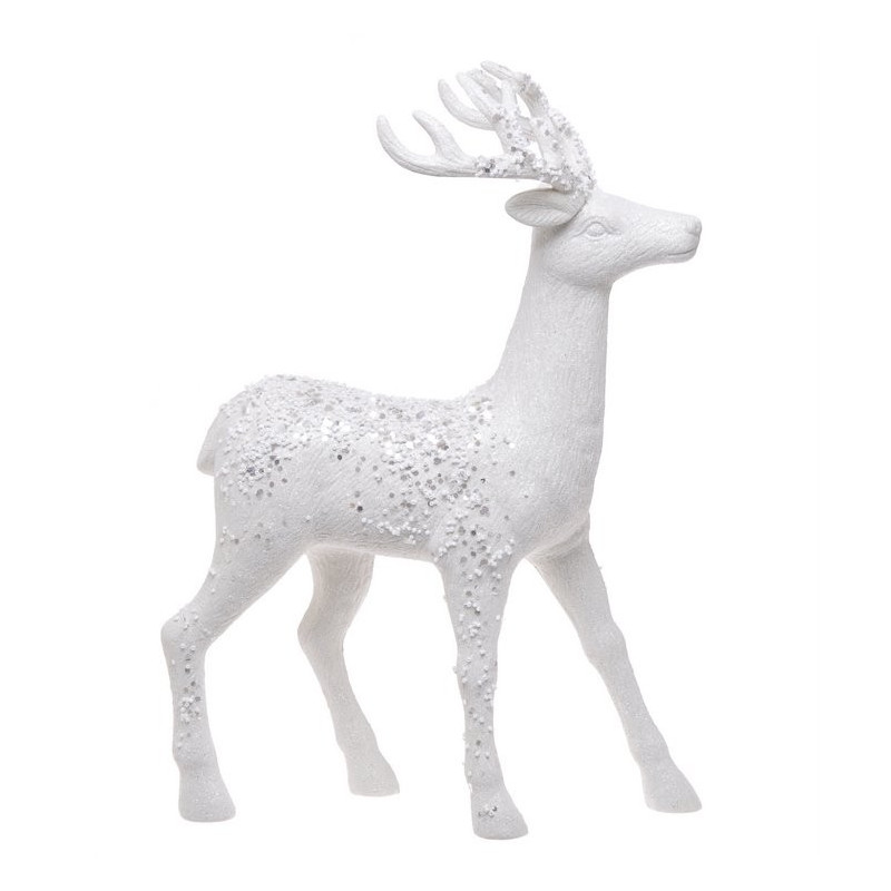 Jeleń 47 cm - dekoracja zimowa