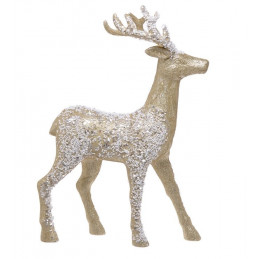Jeleń 47 cm - dekoracja zimowa