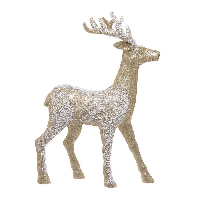 Jeleń 47 cm - dekoracja zimowa