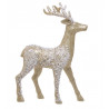 Jeleń 47 cm - dekoracja zimowa