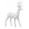 Jeleń 32 cm - dekoracja zimowa