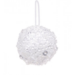 Bombka w cekiny 8 cm- ozdoba choinkowa