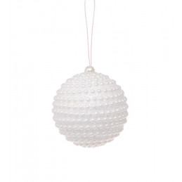 Bombka w perełki  6 cm - ozdoba choinkowa