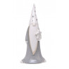 Mikołaj ceramiczny 17.5 cm SZARY