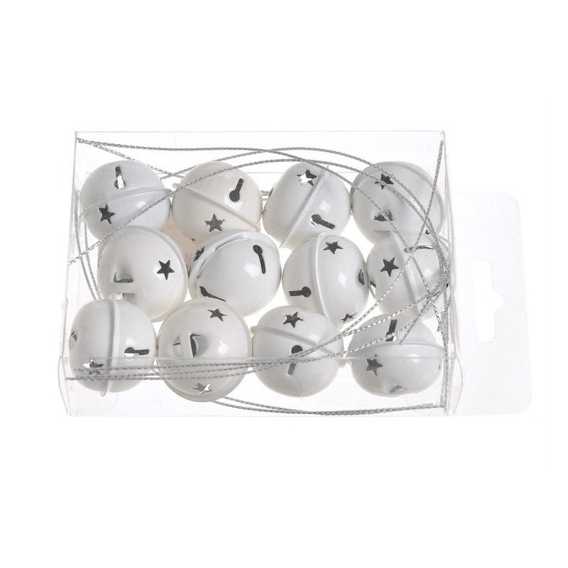 Dzwoneczki 3cm, zawieszki 12szt