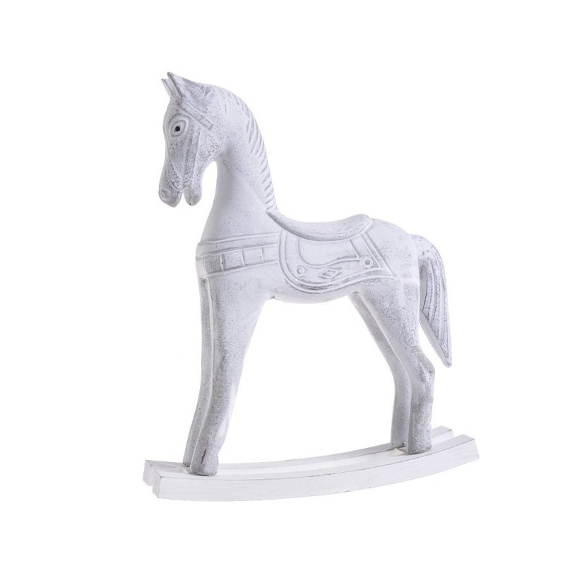 Konik drewniany 30 cm