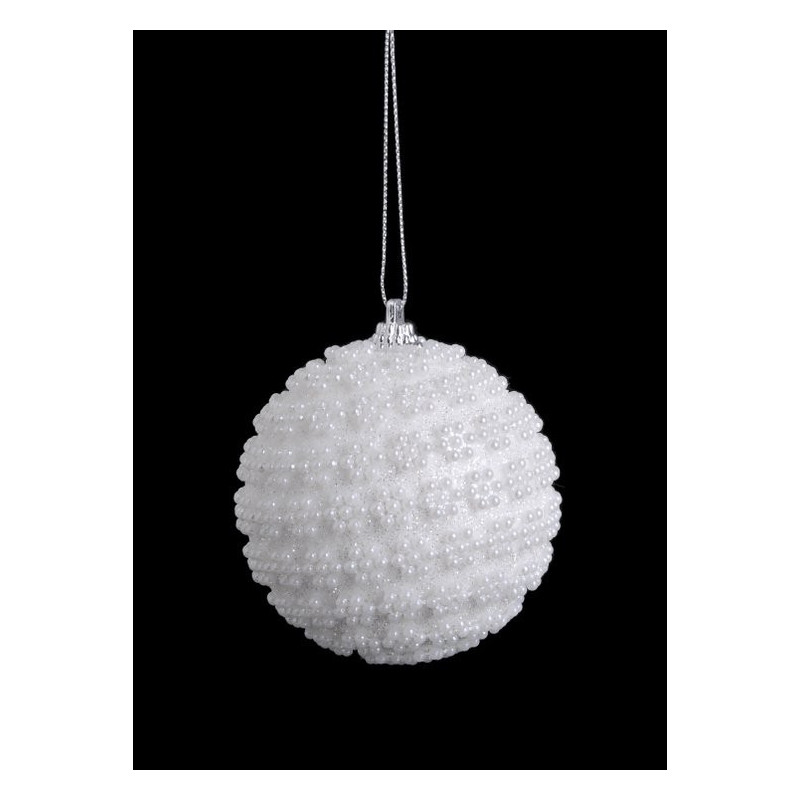 Bombka kwiaty z pereł 8 cm