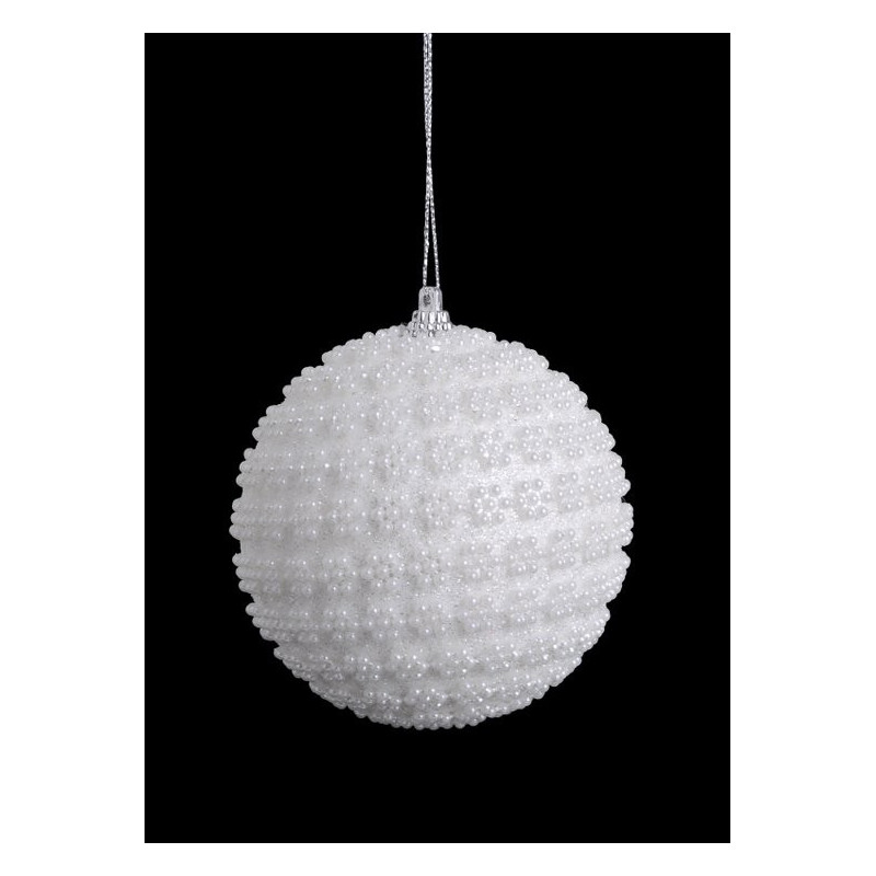 Bombka kwiaty z pereł 10 cm