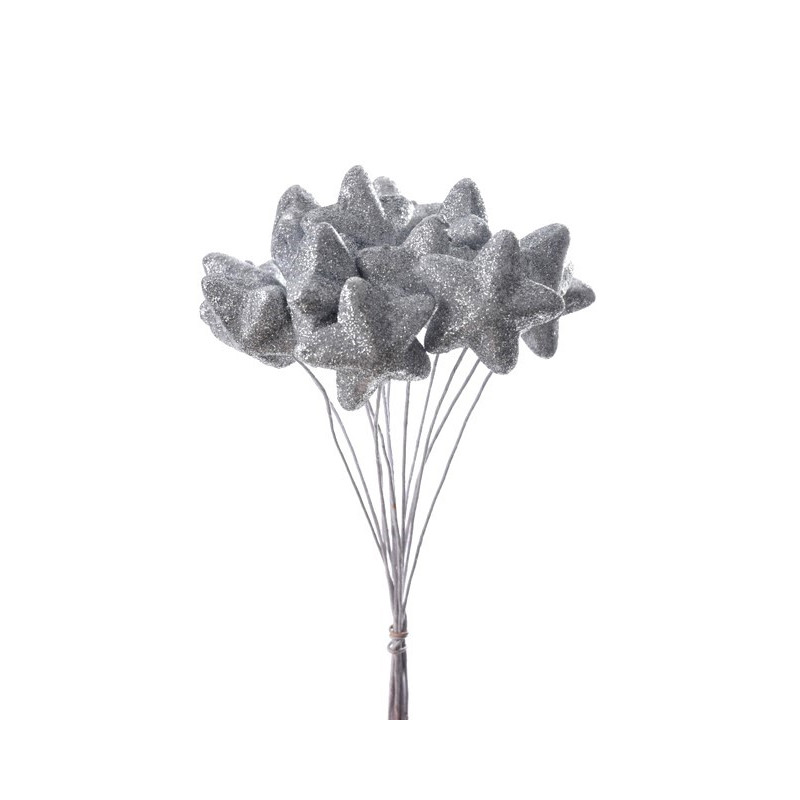 Gwiazdka wypukła S w pęczku - paczka/12 sztuk