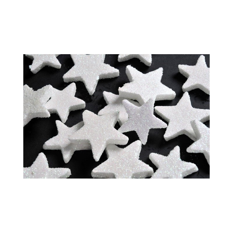 Gwiazdka przestrzenna MIX 24szt -F4-5 cm