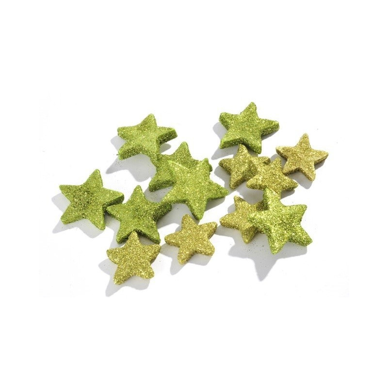 Gwiazdka przestrzenna MIX 24szt -F4-5 cm