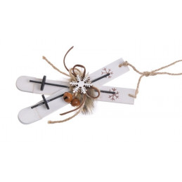 Narty 15 cm - zawieszka choinkowa