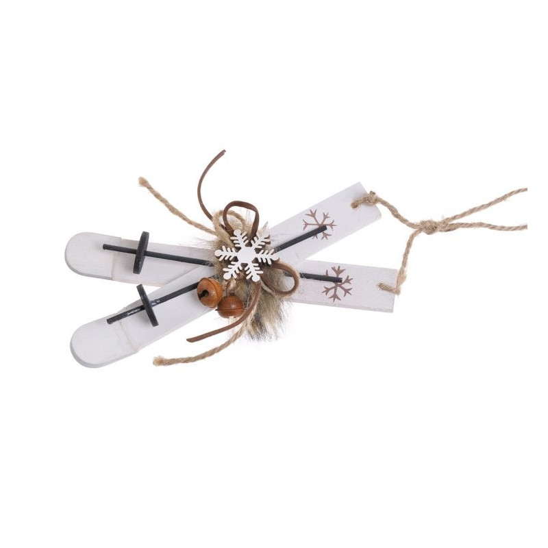 Narty 15 cm - zawieszka choinkowa