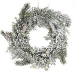 Wianek ośnieżona thuja 30 cm