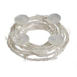 Wianek adwentowy 20 cm na 4 świece