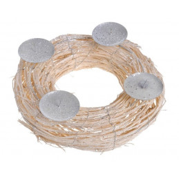 Świecznik okrągły 30 x 10 x 4 cm - na adwent