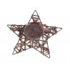 Podstawka pod świecę - gwiazda 25 cm DK