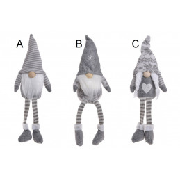 Krasnal długie nogi 40 cm - dekoracja świąteczna 2 WERSJE