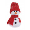 Bałwanek w rękawicach 22 cm - dekoracja świąteczna
