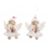 Pacynka aniołek 8cm, 2szt-kpl - zawieszka choinkowa