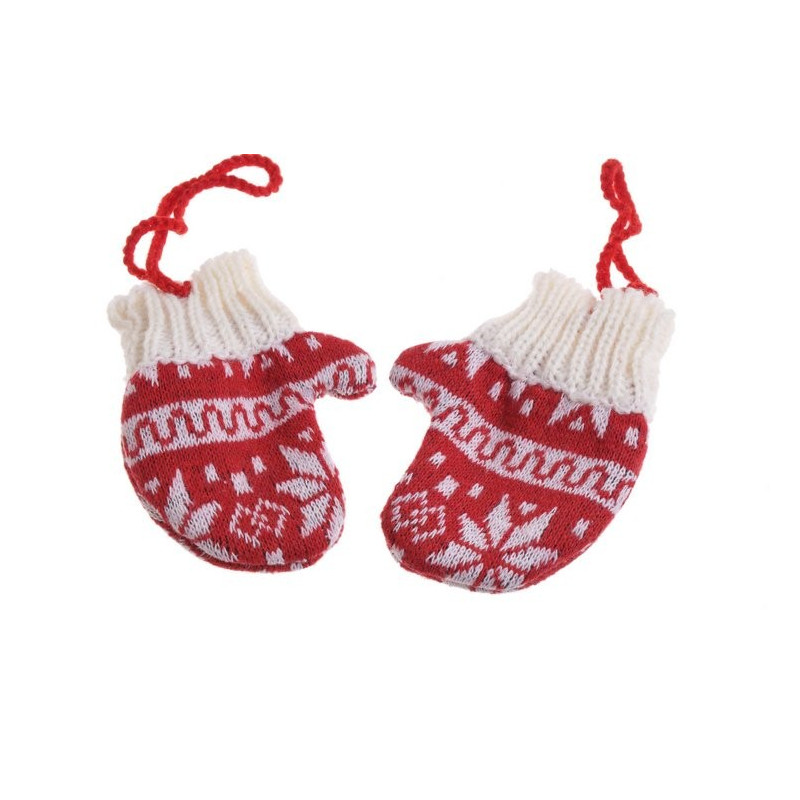 Rękawica 10 cm, 2szt-kpl - zawieszka choinkowa