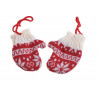 Rękawica 10 cm, 2szt-kpl - zawieszka choinkowa