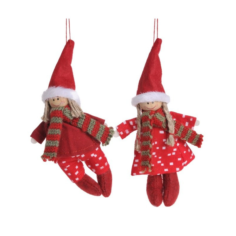 Pacynki 16cm, 2szt/kpl - ozdoba choinkowa