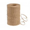 Sznurek papierowy z drucikiem naturalny 200 m