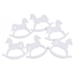 Wykrawanki koniki w paczce 7cm, 8szt