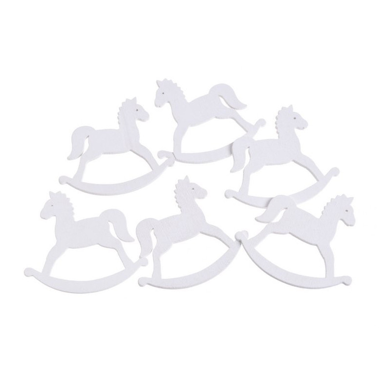 Wykrawanki koniki w paczce 7cm, 8szt