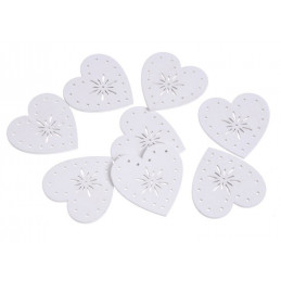 Wykrawanki serca w paczce 5cm, 8szt