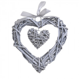 Wyplatane serce 25 cm